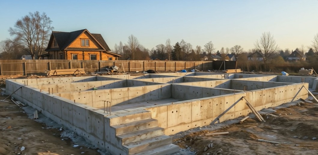 Фундамент для загородного дома — фото 2